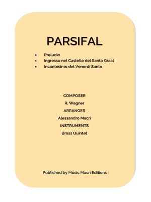 cover image of PARSIFAL by Richard Wagner